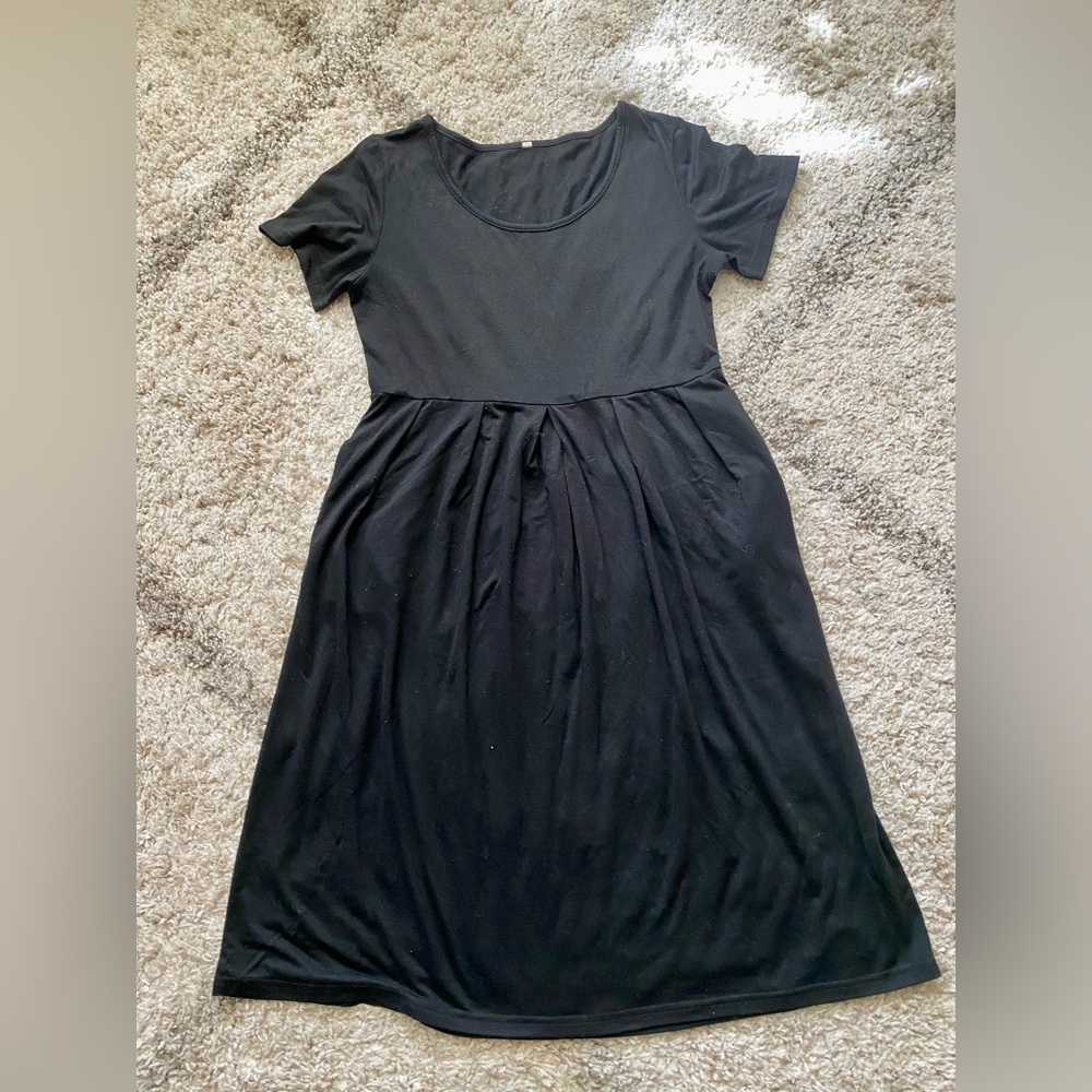 Black Maternity Dress